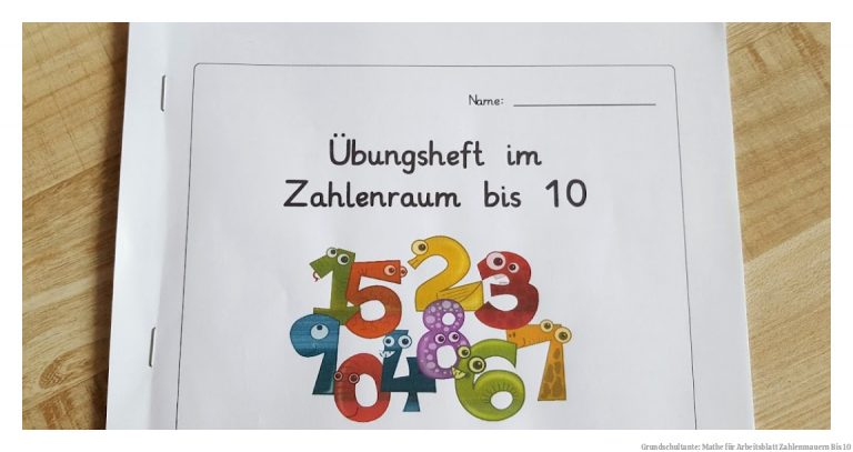 Grundschultante: Mathe für Arbeitsblatt Zahlenmauern Bis 10