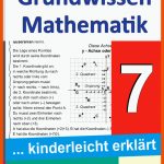 Grundwissen Mathematik / Klasse 7 Fuer Mathematik Arbeitsblätter Klasse 7