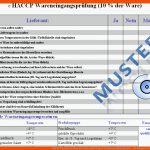 Haccp Checklisten FÃ¼r KÃ¼chen, Haccp Excel formular Dokumentation ... Fuer Hygiene In Der Küche Arbeitsblatt