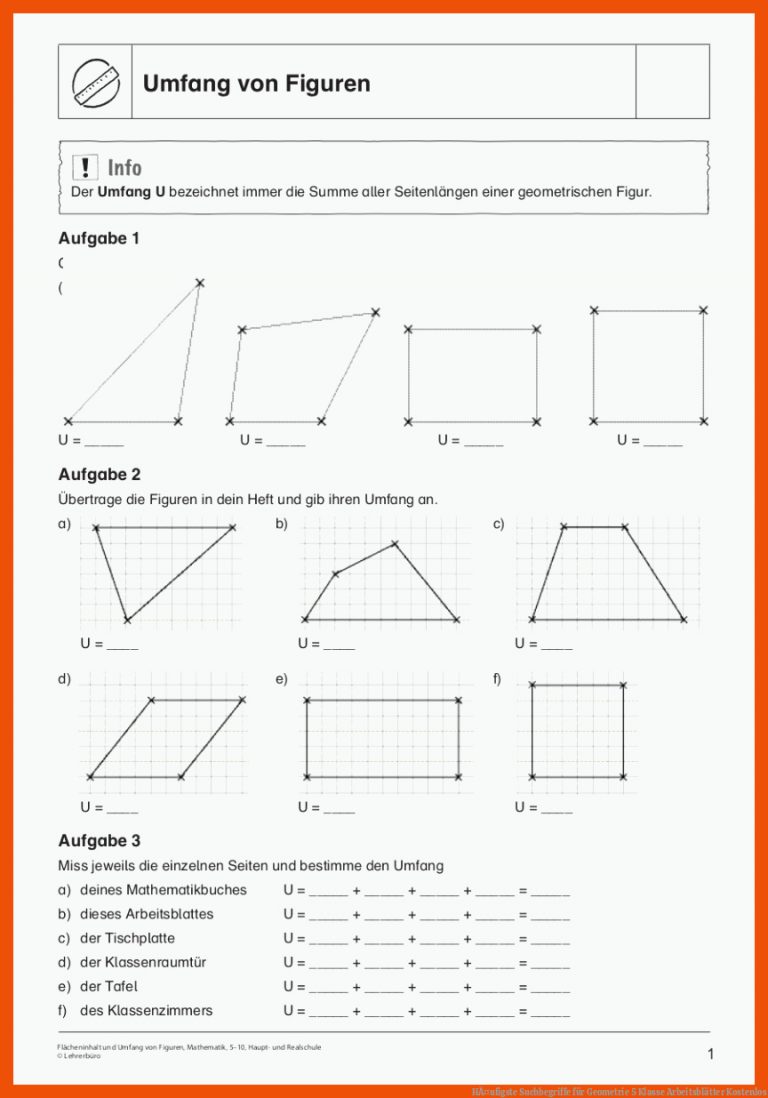 HÃ¤ufigste Suchbegriffe für geometrie 5 klasse arbeitsblätter kostenlos