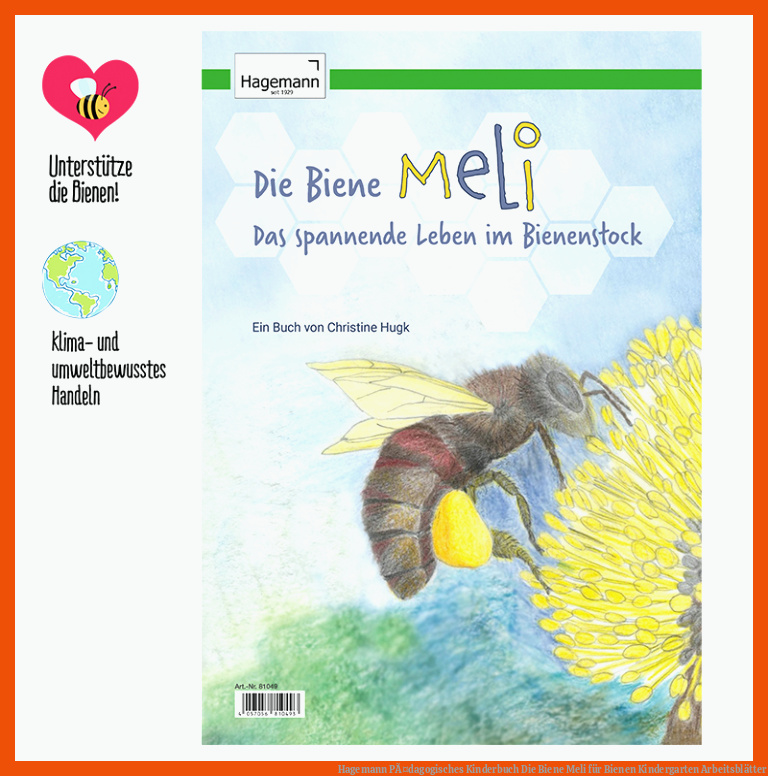 Hagemann PÃ¤dagogisches Kinderbuch Die Biene Meli für bienen kindergarten arbeitsblätter
