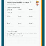 Halbschriftliches Multiplizieren - 4. Klasse Fuer Halbschriftliche Multiplikation Arbeitsblätter Klasse 3