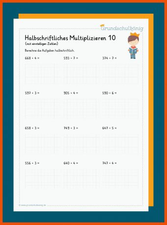 2 Mathematik Multiplikation Arbeitsblätter