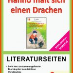 Hanno Malt Sich Einen Drachen - Literaturseiten / Inklusionsmaterial Fuer Hanno Malt Sich Einen Drachen Arbeitsblätter Kostenlos