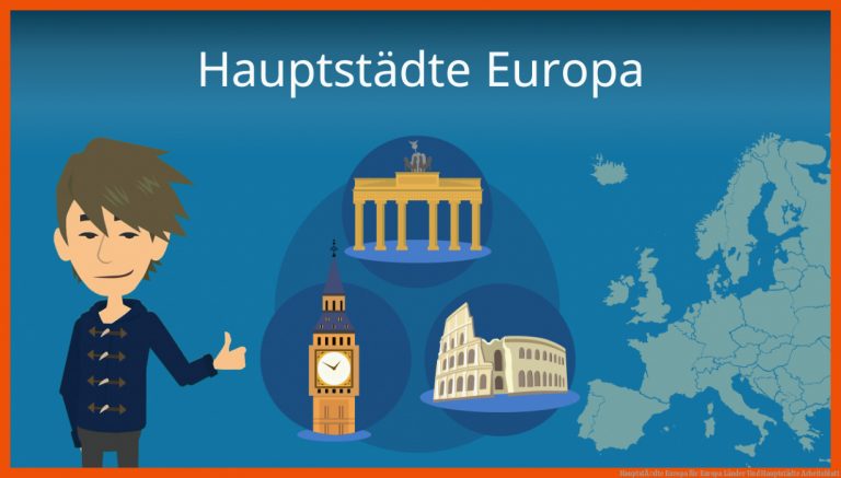 HauptstÃ¤dte Europa für europa länder und hauptstädte arbeitsblatt