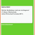 Hausarbeiten.de - Welche BedÃ¼rfnisse Sind Am Wichtigsten? (5. Klasse Mittelschule, Arbeit-wirtschaft-technik/awt) Fuer Wünsche Und Bedürfnisse Arbeitsblatt