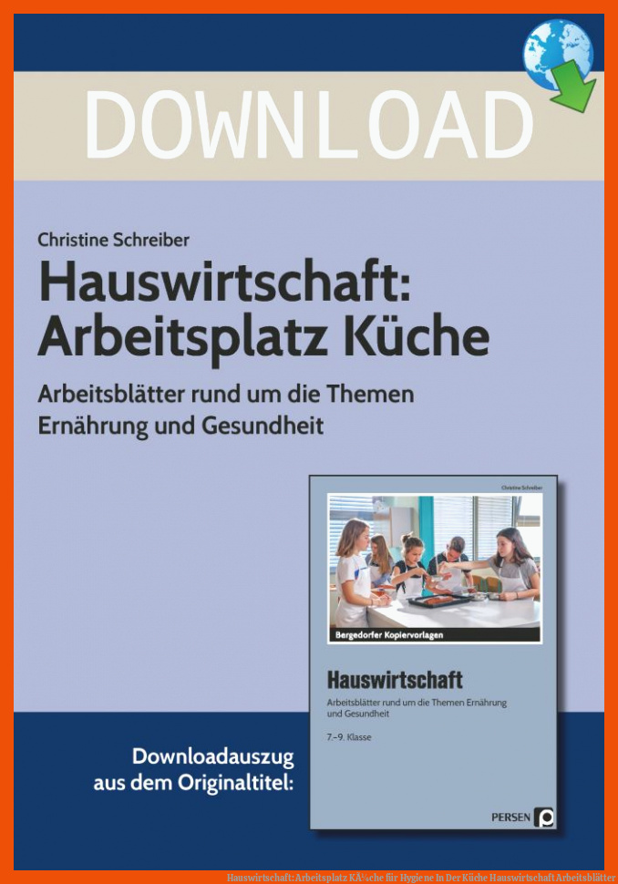 Hauswirtschaft: Arbeitsplatz KÃ¼che für hygiene in der küche hauswirtschaft arbeitsblätter