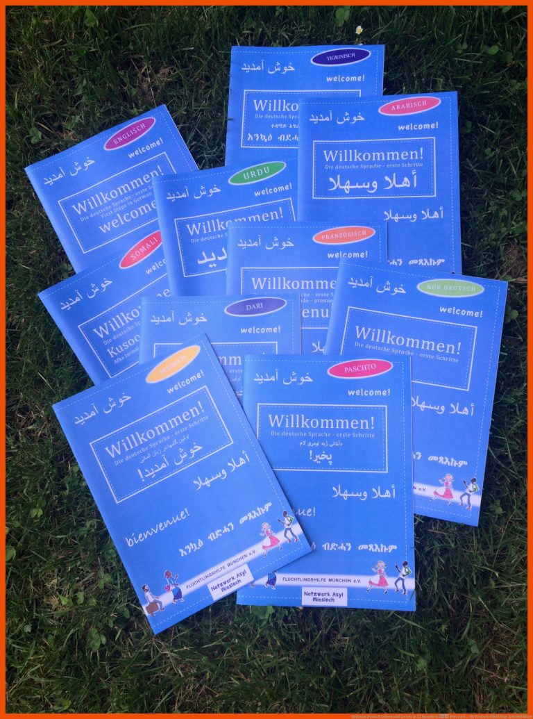 Heft zum Deutsch Lehren und Lernen in 22 Sprachen â jetzt auch ... für deutsch flüchtlinge arbeitsblätter