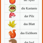 Herbst- Memory - Deutsch Daf Arbeitsblatter Fuer Herbst Arbeitsblatt Kindergarten