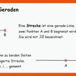 Herta-lebenstein-realschule/lernpfad Geometrie/1) Strecken Und ... Fuer Strecke Strahl Gerade Arbeitsblatt Mit Lösungen