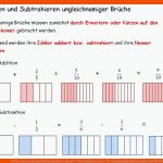 Herta-lebenstein-realschule/rechnen Mit BrÃ¼chen/addieren Und ... Fuer Gleichnamige Brüche Addieren Und Subtrahieren Arbeitsblatt