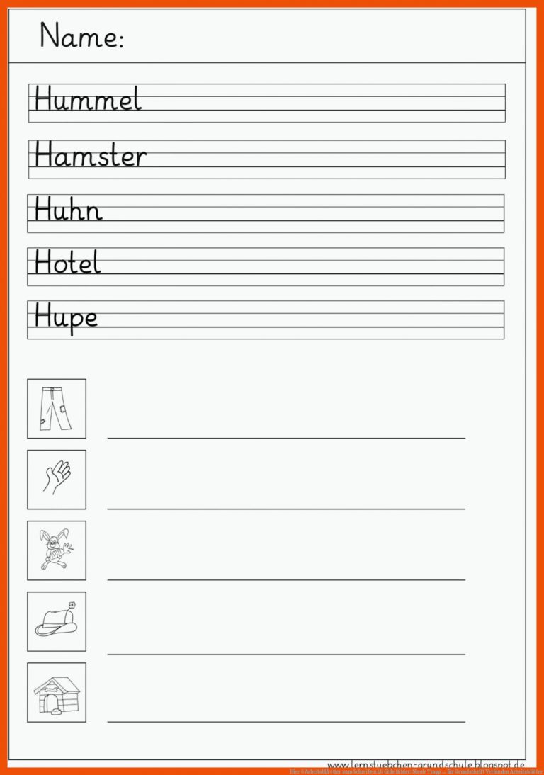 Hier 6 ArbeitsblÃ¤tter zum Schreiben LG Gille Bilder: Nicole Trapp ... für grundschrift verbinden arbeitsblätter