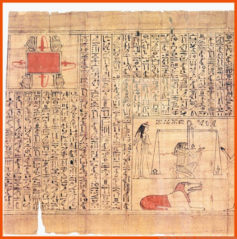 Hieroglyphen: Papyrus - Antike - Geschichte - Planet Wissen für papyrus herstellung arbeitsblatt