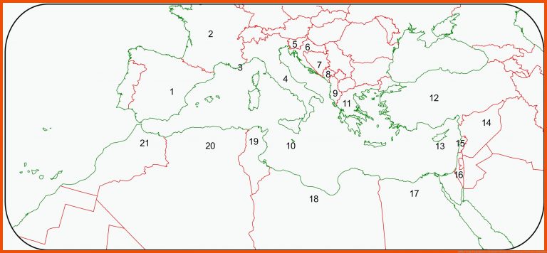 HÃ¶lzel Verlag: Topographisches Arbeitsblatt: Mittelmeerraum für europa stumme karte arbeitsblatt