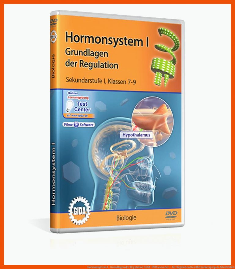 Hormonsystem I - Grundlagen der Regulation GIDA-DVD | www.der ... für regulation des blutzuckerspiegels arbeitsblatt