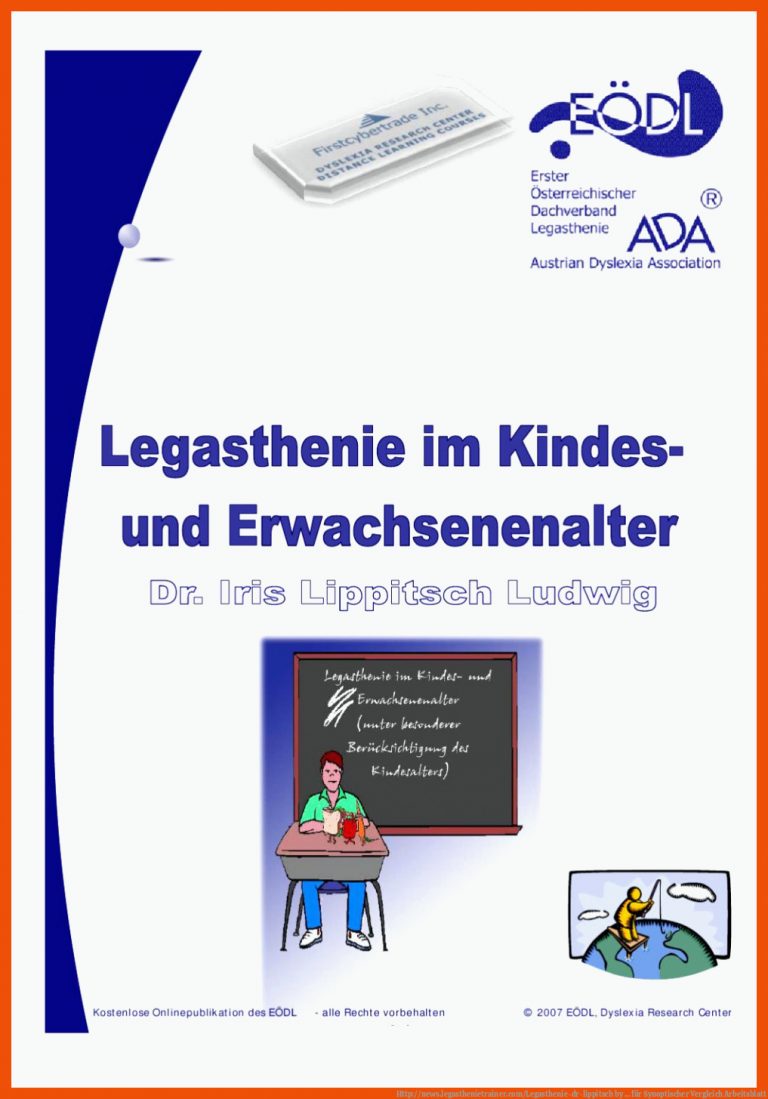 Http://news.legasthenietrainer.com/Legasthenie-dr-lippitsch by ... für synoptischer vergleich arbeitsblatt
