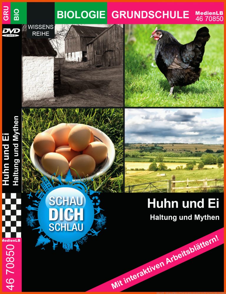 Huhn und Ei - Haltung und Mythen: DVD mit interaktiven ArbeitsblÃ¤ttern für vom ei zum huhn arbeitsblatt
