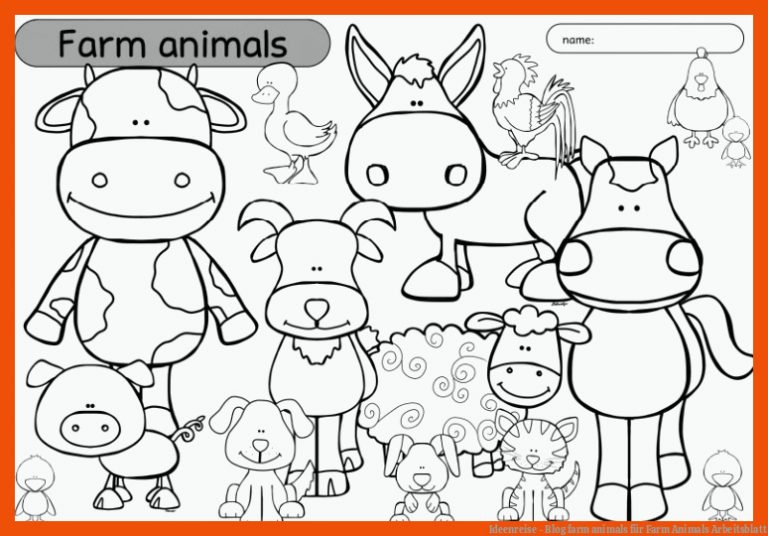 Ideenreise - Blog | farm animals für farm animals arbeitsblatt