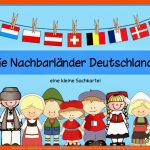 Ideenreise - Blog Kleine Sachkartei âdie NachbarlÃ¤nder Deutschlandsâ Fuer Nachbarländer Deutschland Arbeitsblatt