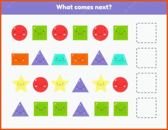 Geometrische formen Kindergarten Arbeitsblätter