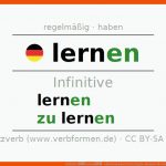 Infinitiv âlernenâ - Alle formen Des Verbs, Regeln, Beispiele Fuer Schwedisch Lernen Arbeitsblätter