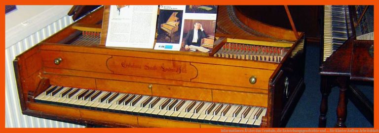 Informationen Ã¼ber das Cembalo, die Entstehungsgeschichte und ... für klavier aufbau arbeitsblatt