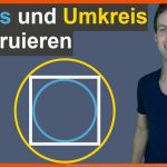 Inkreis Und Umkreis Von Einem Quadrat Konstruieren #3 Aufgabe Mit Vorgehen Und LÃ¶sung Mit Zirkel Fuer Inkreis Umkreis Arbeitsblatt Mit Lösungen