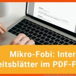 Interaktive ArbeitsblÃ¤tter Im Pdf-format Erstellen - Fobizz Fuer Arbeitsblätter Erstellen software