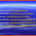 Ionen-, MolekÃ¼l- Und Metallbindungen - Ppt Video Online Herunterladen Fuer Ionenbindung Arbeitsblätter Mit Lösungen