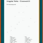 Irregular Verbs / UnregelmÃ¤Ãige Verben Fuer Irregular Verbs Arbeitsblätter