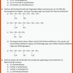 Isomere Alkane Fuer Eigenschaften Der Alkane Arbeitsblatt