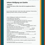 Johann Wolfgang Von Goethe Fuer Faust Arbeitsblätter Lösungen