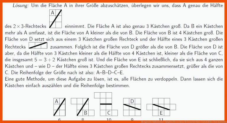 KÃ¤nguru der Mathematik e.V. | Aufgaben fÃ¼r zu Hause für geometrie klasse 5 arbeitsblätter zum ausdrucken