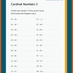 Kardinalzahlen Fuer Englisch Zahlen Bis 20 Arbeitsblatt