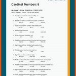 Kardinalzahlen Fuer Englisch Zahlen Bis 20 Arbeitsblatt