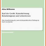 Karl Der GroÃe. KaiserkrÃ¶nung, ReisekÃ¶nigtum Und Lehnswesen - Grin Fuer Karl Der Große Arbeitsblatt