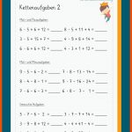 Kettenaufgaben Fuer Mathe 2.klasse Arbeitsblätter