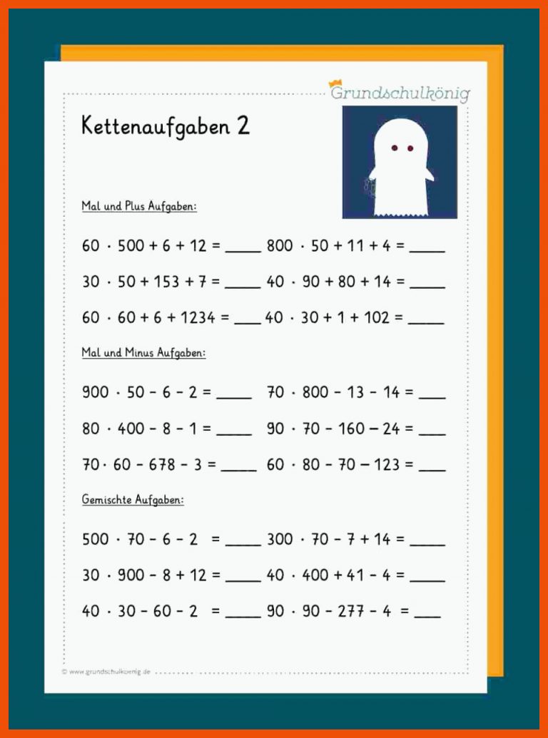 Kettenaufgaben | Nachhilfe mathe, Klasse 2 mathe-arbeitsblatt ... für arbeitsblätter mathe 2. klasse kostenlos