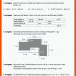 Klassenarbeit FlÃ¤cheninhalt Berechnen Arbeitsblatt Ausdrucken ... Fuer Flächenberechnung übungen Arbeitsblätter