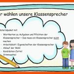 Klassensprecherwahl Fuer Klassensprecher Eigenschaften Arbeitsblatt