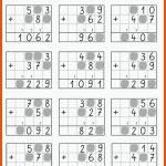 Klecksaufgaben (lernstÃ¼bchen) Mathematik Lernen, 3. Klasse Mathe ... Fuer Klecksaufgaben Schriftliche Addition Arbeitsblätter