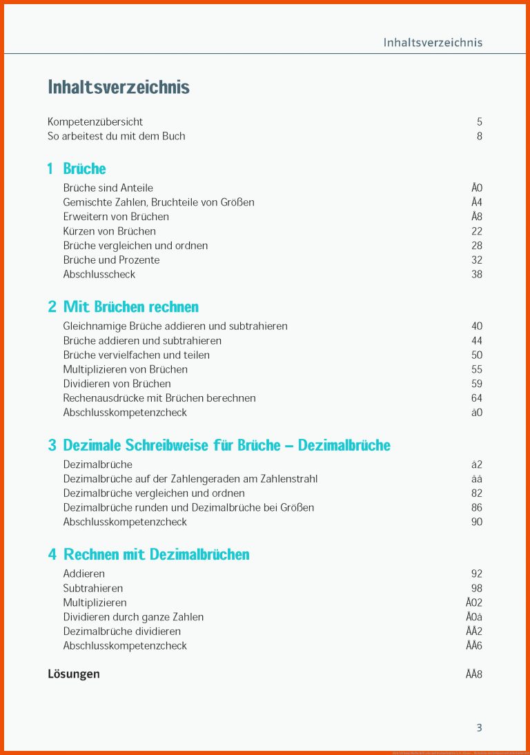 Klett Ich kann Mathe BrÃ¼che und Dezimalzahlen 5./6. Klasse ... für brüche am zahlenstrahl arbeitsblatt pdf