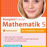 Klett Komplett Trainer Mathematik Gymnasium Klasse 5: G8 Geeignet ... Fuer Mathe Arbeitsblätter Klasse 5 Gymnasium Mit Lösungen