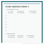 KÃ¶nigspaket: GroÃe NatÃ¼rliche Zahlen (mathe, 5. Klasse) Fuer Große Natürliche Zahlen Arbeitsblatt