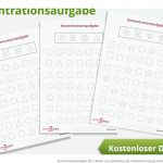 Konzentrationsaufgabe FÃ¼r Kinder Zum Ausdrucken Fuer Schulvorbereitung Im Kindergarten Arbeitsblätter Zahlen