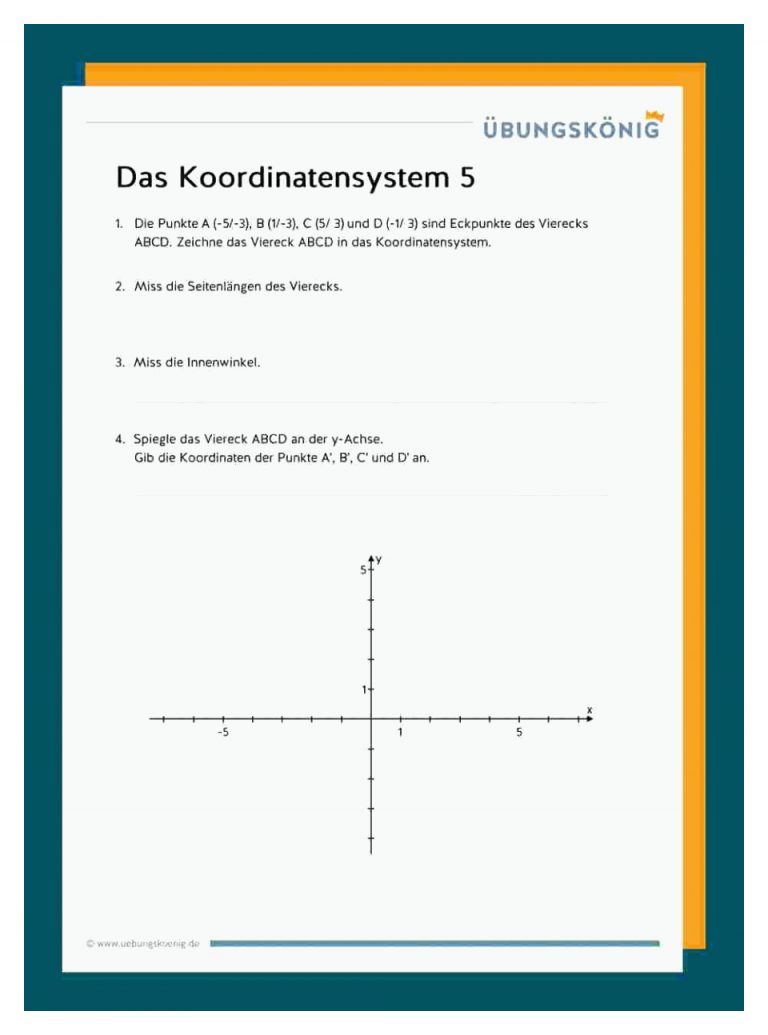 Koordinatensystem Fuer Koordinatensystem Rationale Zahlen Arbeitsblatt