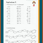 Kopfrechnen Fuer Kopfrechnen üben Arbeitsblätter