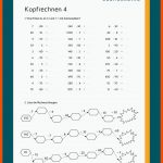 Kopfrechnen Fuer Multiplikation Mit Zehnerzahlen Arbeitsblätter 3. Klasse