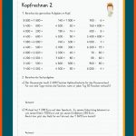 Kopfrechnen - Mathe Fuer Kopfrechnen Arbeitsblatt Pdf