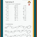 Kopfrechnen - Mathe Fuer Kopfrechnen Bis 1000 Arbeitsblätter